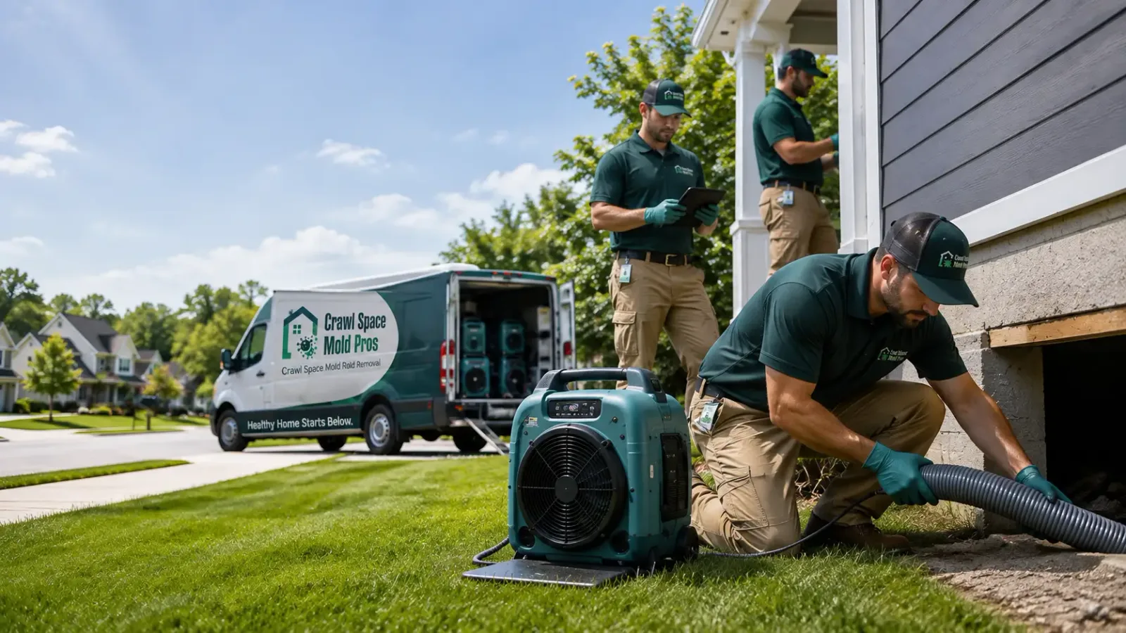 Crawl Space Mold Removal in Annville, PA